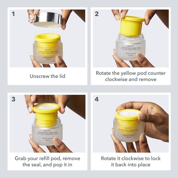 Milk RX Advanced Better Aging Cream Beekman 1802 - New In Box 1.69 fl oz - Picture 6 of 16